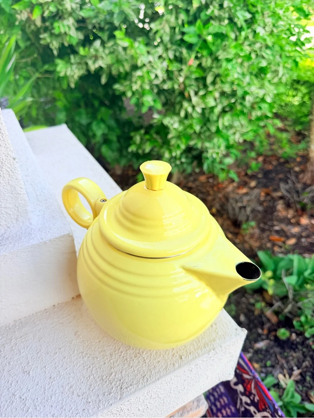 Vintage Fiesta Copco Yellow Enamel Tea Kettle Genuine Fiesta Accessories 1990s